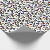 Polizei-Wrapper Geschenkpapier (Ecke)