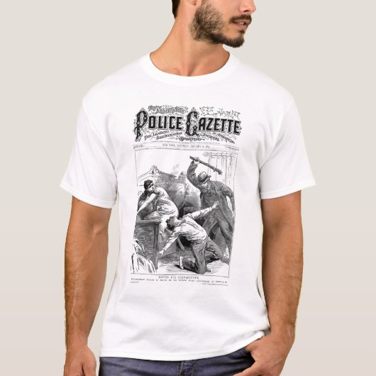 Polizei-Zeitungs-T - Shirt-Stiefmutter T-Shirt (Vorderseite)