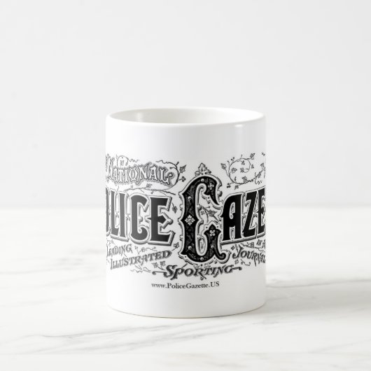Polizei-Zeitungs-Tasse Kaffeetasse (Mittel)