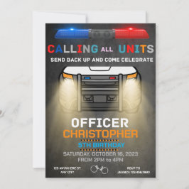 Polizei zum Geburtstag Einladung