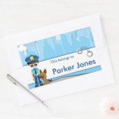 Polizei zurück zu Personalisierten Labels in der S Rechteckiger Aufkleber (Umschlag)