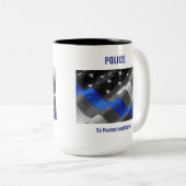 Polizei Zweifarbige Tasse (VorderseiteRechts)