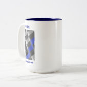 Polizei Zweifarbige Tasse (Vorderseite Links)