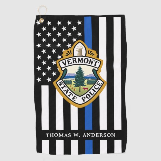 Polizeiabteilung Durchsetzung des Logo-Gesetzes Golfhandtuch (Vorderseite)