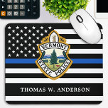 Polizeiabteilung Durchsetzung des Logo-Gesetzes Mousepad<br><div class="desc">Thin Blue Line Police Department Mouse Pad - Amerikanische Flagge in Polizei Flag Farben, moderne schwarz und blau Design . Passen Sie sich mit Ihrem Abteilungslogo an und personalisieren Sie die Personalisierung mit dem Namen der Polizeibeamten. Dieses personalisierte Mousepad der Strafverfolgungsbehörden eignet sich perfekt für Polizeidienste und Strafverfolgungsbehörden. COPYRIGHT ©...</div>
