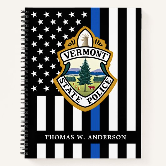 Polizeiabteilung Durchsetzung des Logo-Gesetzes Notizblock (Vorderseite)