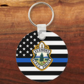 Polizeiabteilung Durchsetzung des Logo-Gesetzes Schlüsselanhänger (Vorderseite)