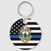 Polizeiabteilung Durchsetzung des Logo-Gesetzes Schlüsselanhänger (Rückseite)