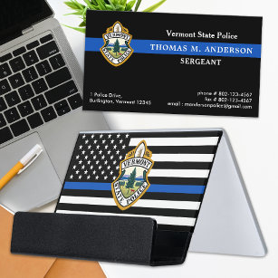 Polizeiabteilung Durchsetzung des Logo-Gesetzes Schreibtisch-Visitenkartenhalter