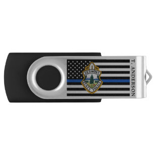 Polizeiabteilung Durchsetzung des Logo-Gesetzes USB Stick