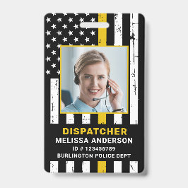 Polizeiabteilung für kundenspezifisches Foto 911 A Ausweis