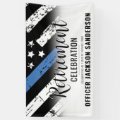 Polizeiabteilung für Strafverfolgung Party für das Banner (Vertikal)