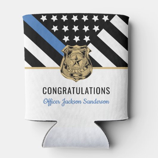 Polizeiabteilung für Strafverfolgung Party für das Dosenkühler (Rückseite)