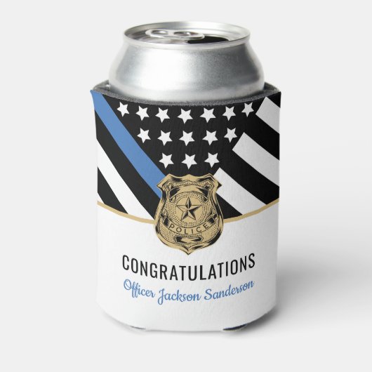 Polizeiabteilung für Strafverfolgung Party für das Dosenkühler (Kanne Rückseite)