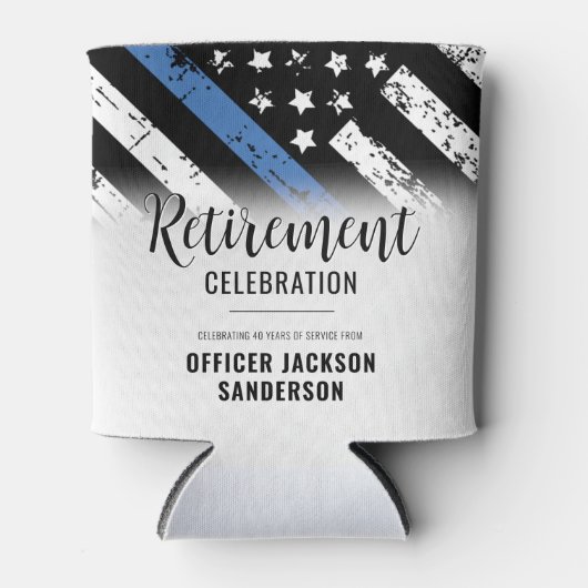 Polizeiabteilung für Strafverfolgung Party für das Dosenkühler (Vorderseite)