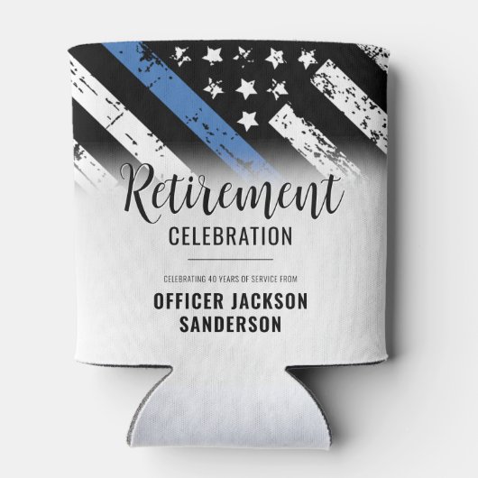 Polizeiabteilung für Strafverfolgung Party für das Dosenkühler (Rückseite)