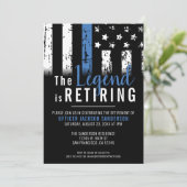 Polizeiabteilung für Strafverfolgung Party für das Einladung (Stehend Vorderseite)