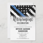 Polizeiabteilung für Strafverfolgung Party für das Einladung (Vorderseite)