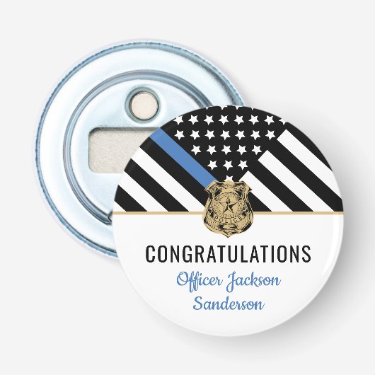 Polizeiabteilung für Strafverfolgung Party für das Flaschenöffner (Vorderseite)