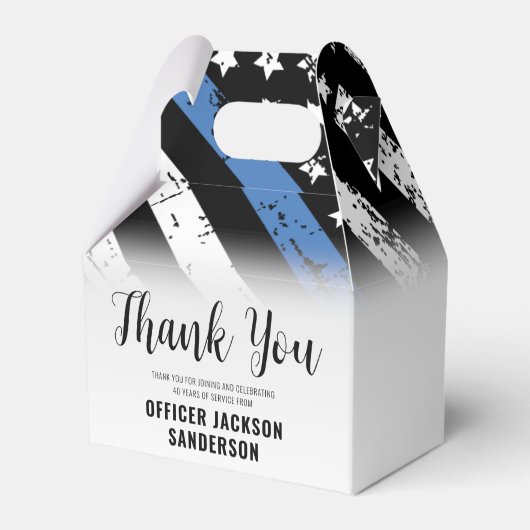 Polizeiabteilung für Strafverfolgung Party für das Geschenkschachtel (Rückseite)