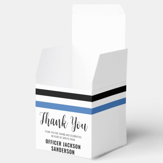 Polizeiabteilung für Strafverfolgung Party für das Geschenkschachtel (Geöffnet)