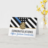 Polizeiabteilung für Strafverfolgung Party für das Karte (Gelbe Blume)