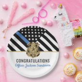 Polizeiabteilung für Strafverfolgung Party für das Pappteller (Party)