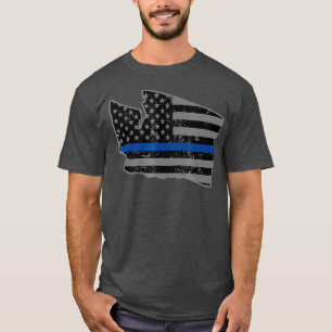 Polizeiabteilung in Washington Staat Trooper Seatt T-Shirt