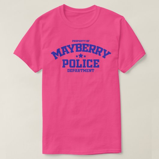 Polizeiabteilung Mayberry T-Shirt (Design vorne)