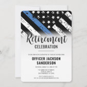 Polizeiabteilung Polizei Ruhestandsfeier Einladung (Vorderseite)