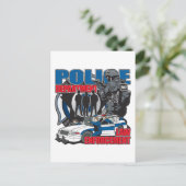 Polizeiabteilung Postkarte (Stehend Vorderseite)