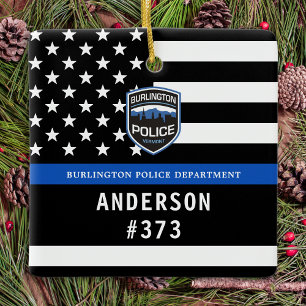 Polizeiabteilung Rechtsdurchsetzung bei Blue Custo Keramikornament