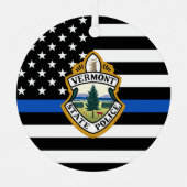 Polizeiabteilung - Rechtsdurchsetzung von Logo-Nam Ornament Aus Metall (Vorderseite)