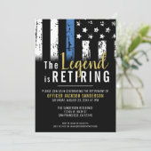 Polizeiabteilung - Strafverfolgung Einladung (Stehend Vorderseite)