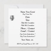 Polizeiabteilung Weihnachten Einladung (Rückseite)