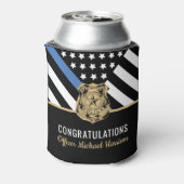 Polizeiakademie Abschluss Strafverfolgung Dosenkühler (Kanne Rückseite)