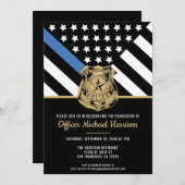 Polizeiakademie Abschluss - Vollzugsbeauftragter Einladung (Vorne/Hinten)