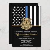 Polizeiakademie Abschluss - Vollzugsbeauftragter Einladung (Vorne/Hinten)