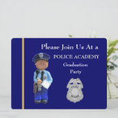 Polizeiakademie Einladung von Weißmännchen-Abschlu (Stehend Vorderseite)