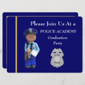 Polizeiakademie Einladung von Weißmännchen-Abschlu (Vorne/Hinten)