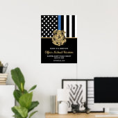 Polizeiakademie für Strafverfolgung Poster (Heimbüro)