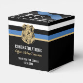 Polizeiakademie Glückwunsch Graduierungspartei Geschenkschachtel (Rückseite)