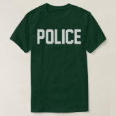 Polizeiamt - Shirt für Polizeibeamte Halloween-Kos (Design vorne)
