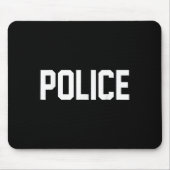 Polizeiamt - Shirt für Polizeibeamten Halloween Mousepad (Vorne)