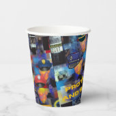 Polizeiaufwertung Pappbecher (Rückseite)