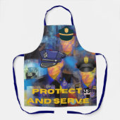 Polizeiaufwertung Schürze (Vorderseite)