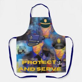 Polizeiaufwertung Schürze