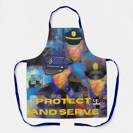 Polizeiaufwertung Schürze (Vorderseite)