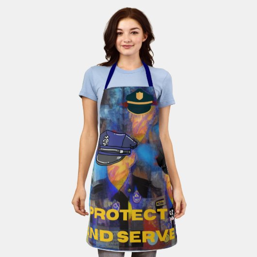 Polizeiaufwertung Schürze (Getragen)