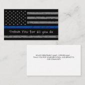 Polizeiaufwertungsgesetz - Rechtsdurchsetzung Viel Visitenkarte (Vorne/Hinten)